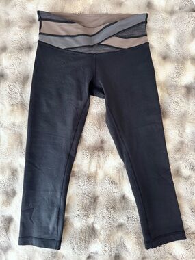 Lululemon Inspire Crop Leggings Black Y2K